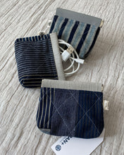 Load image into Gallery viewer, Squeeze Top Cases_Vintage Japanese Indigo Stripe

