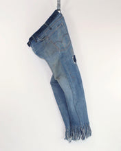 Load image into Gallery viewer, Reworked Fringe-hem Women&#39;s Jeans, Size 26/27

