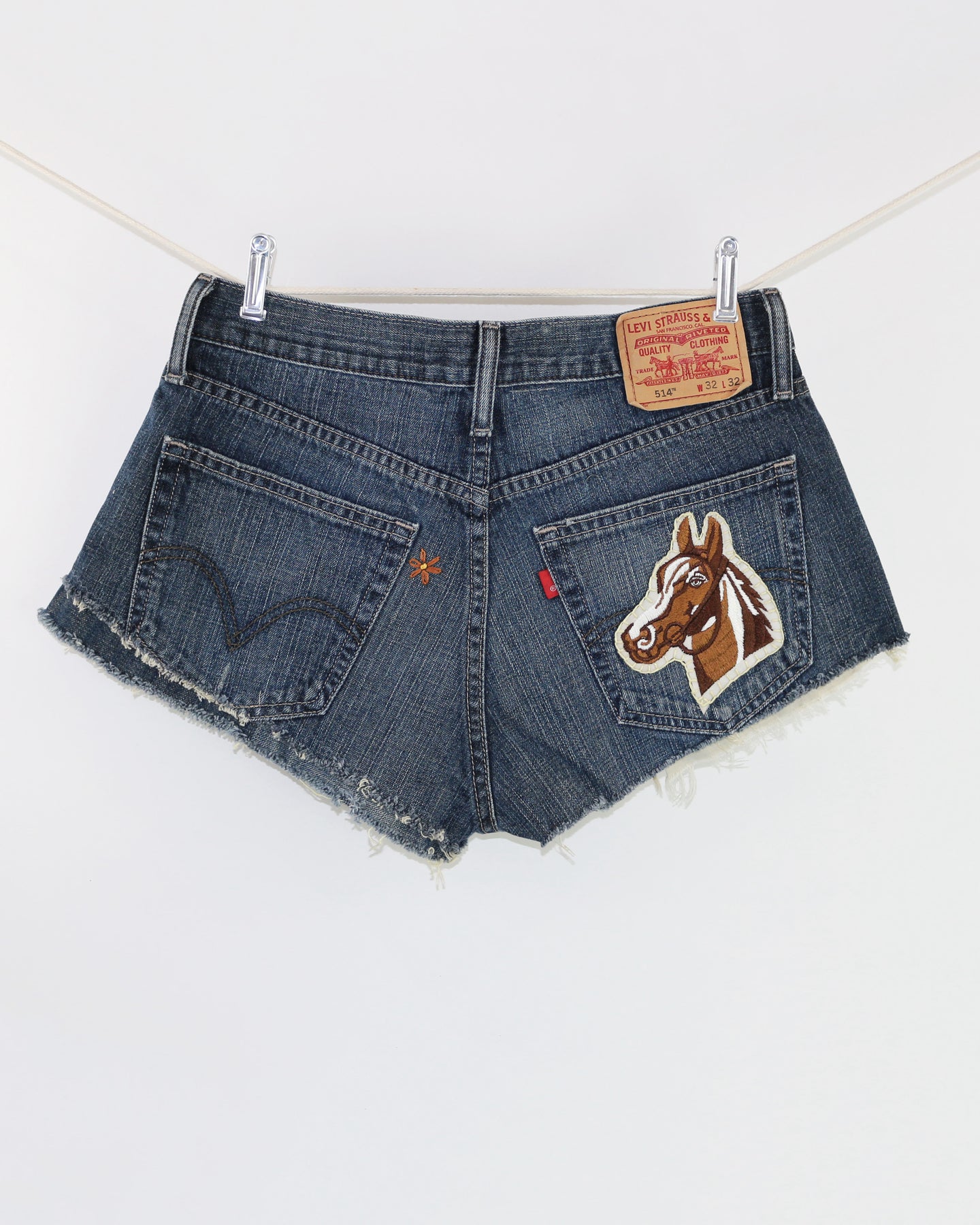 Daisy Duke Cutoff Short with Vintage patch, Size 30 & 31
