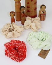 Load image into Gallery viewer, Japanese Silk Shibori Scrunchies

