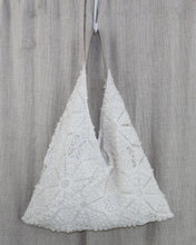 Load image into Gallery viewer, Origami Tote Bag - Made from Vintage Crochet_Popcone
