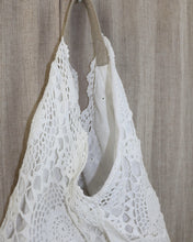 Load image into Gallery viewer, Origami Tote Bag - Made from Vintage Crochet
