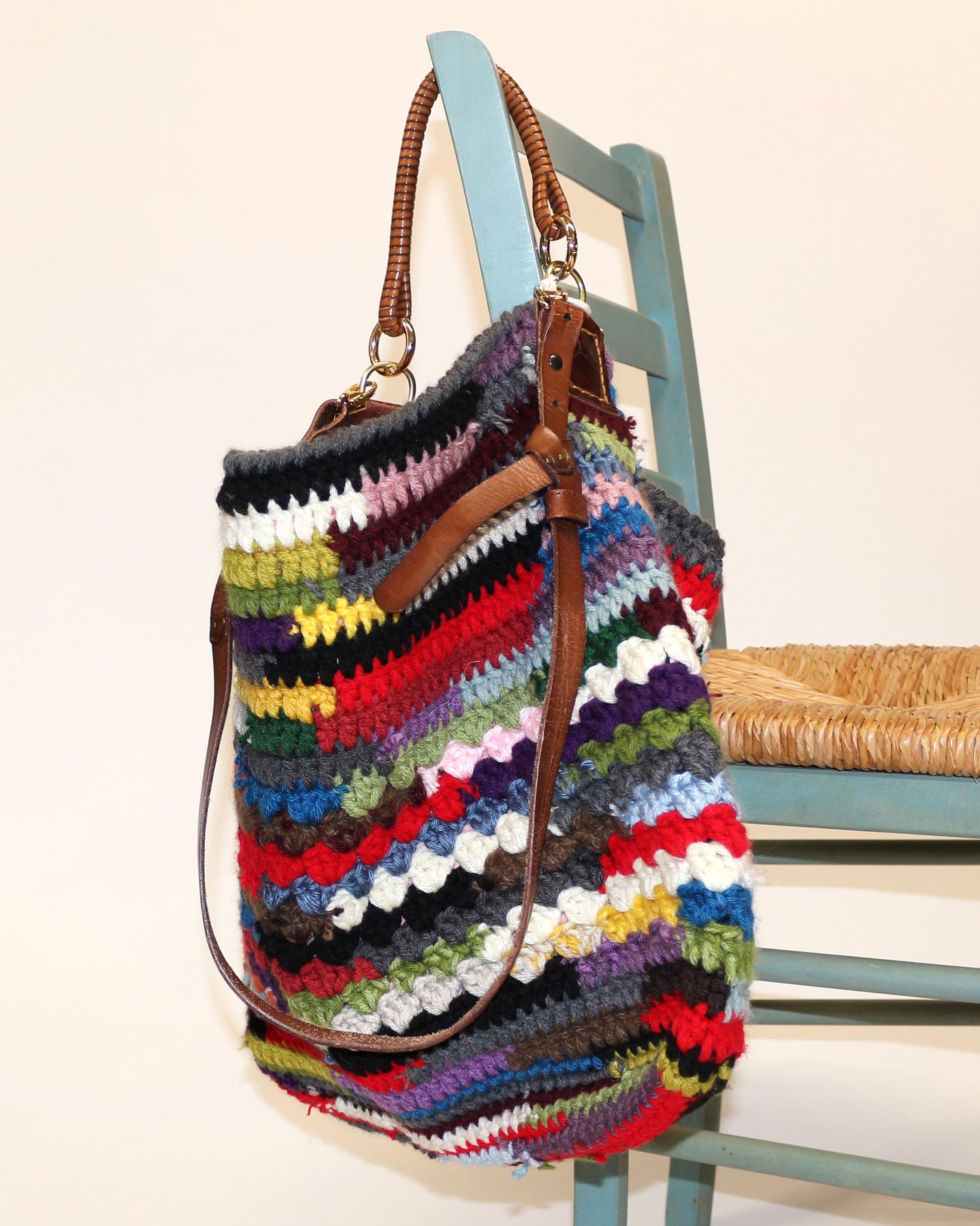 Hand Crochet Boho Shoulder Bag