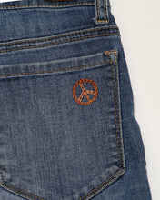 Load image into Gallery viewer, Smiley🙂Blue Denim Bike Shorts
