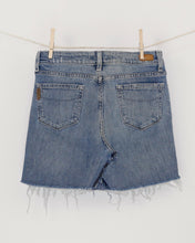 Load image into Gallery viewer, Denim Cutoff Miniskirt, Waist 29&quot;
