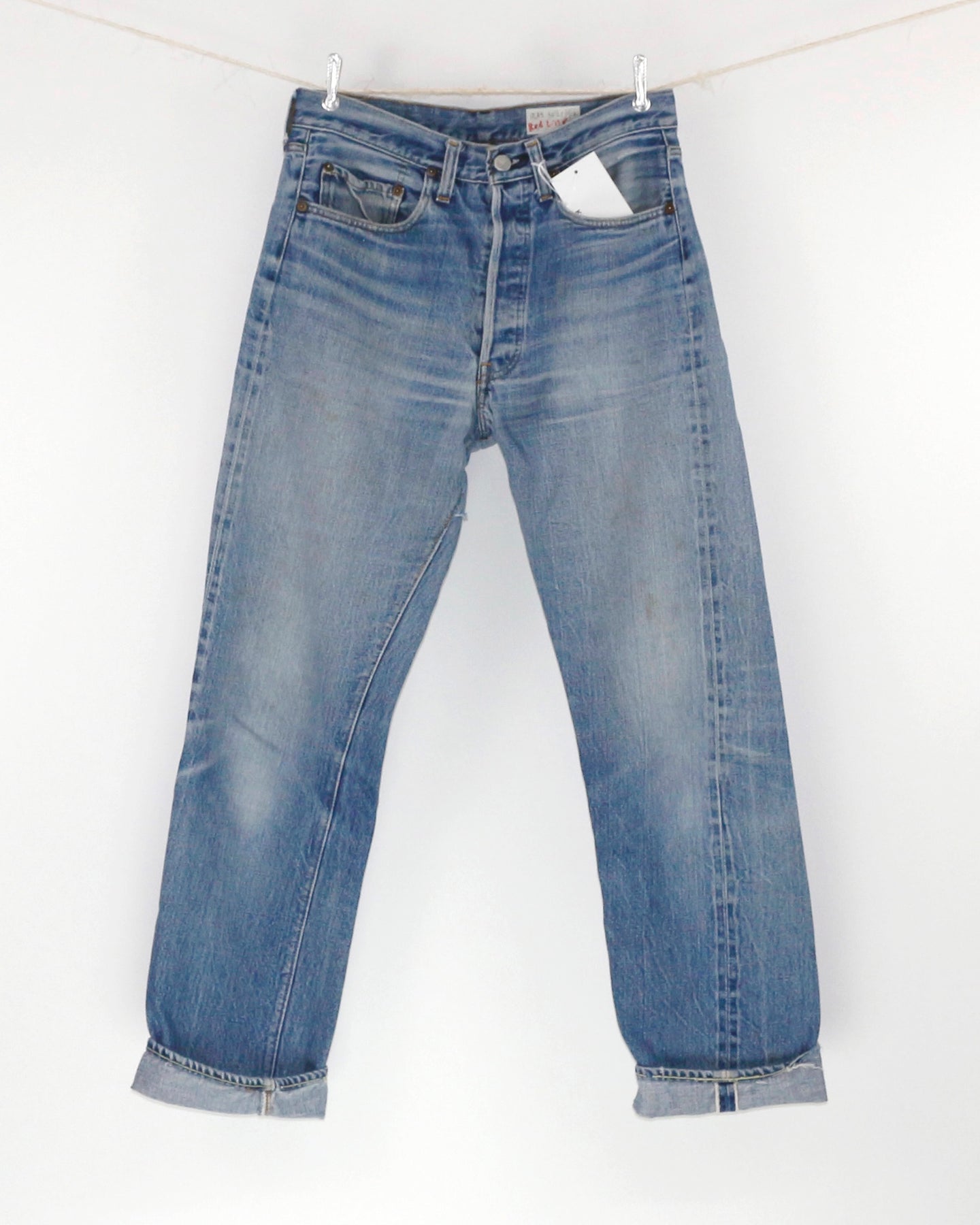 Vintage Levi’s 501 Selvedge denim/Single needle back pockets, Men's waist 31