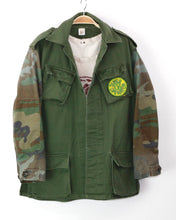 Load image into Gallery viewer, Utility Cargo Jacket with Camo Sleeves
