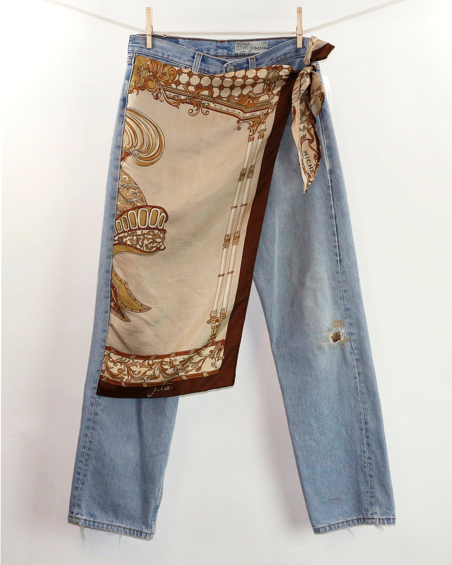 Vintage Scarf Wrap Levi's 501 Jeans_Size 29